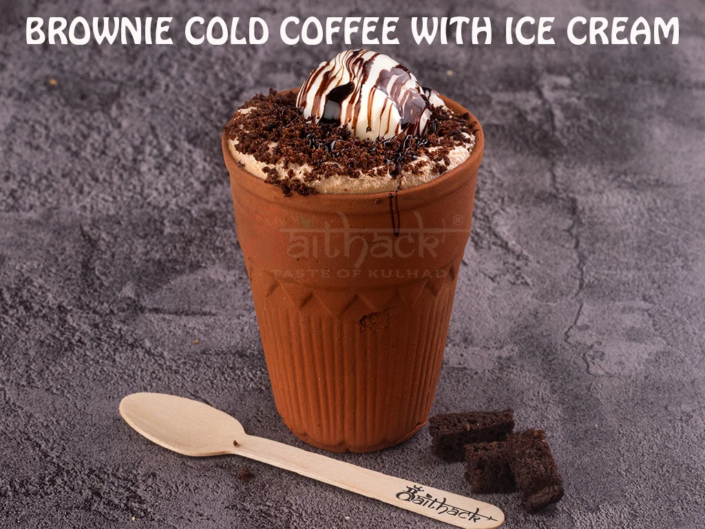 Brownie Cold Coffee with Ice Cream